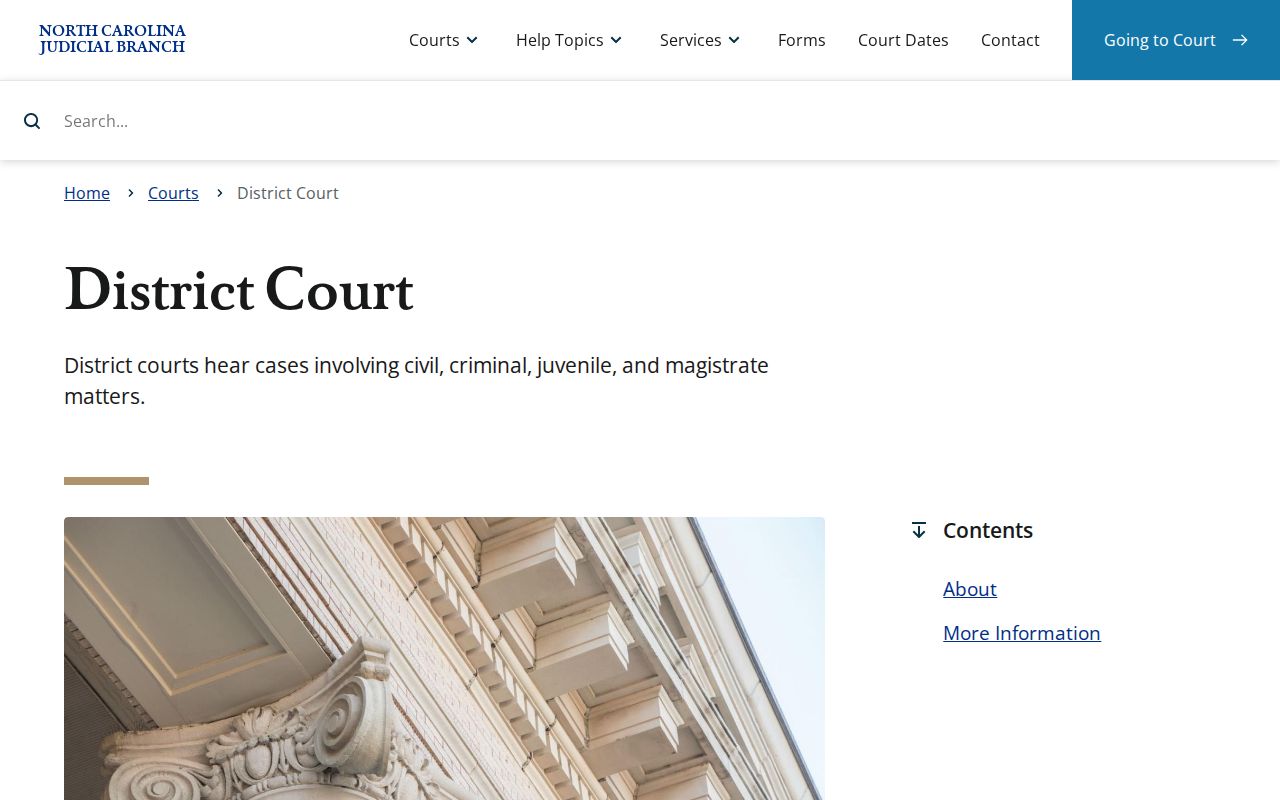 Watauga County criminal docket District Court reference