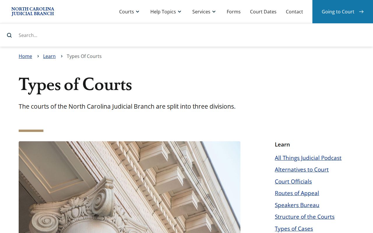 Watauga County court docket trial court structure